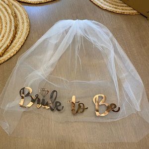 Bride to be veil